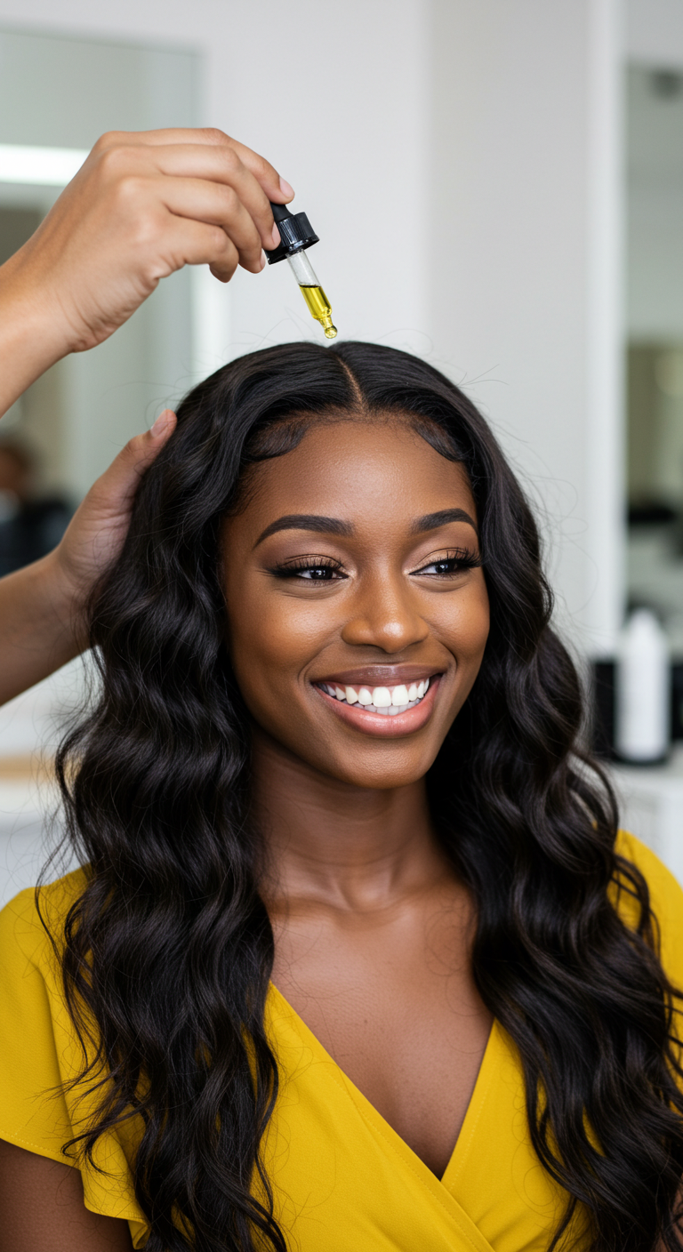 Raqzstarz Hair Growth Oil woman salon