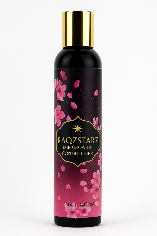 RAQZSTARZ HAIR GROWTH CONDITIONER ROSEMARY BLEND & 22 HERBAL OILS 8 oz